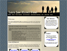 Tablet Screenshot of musserfund.org